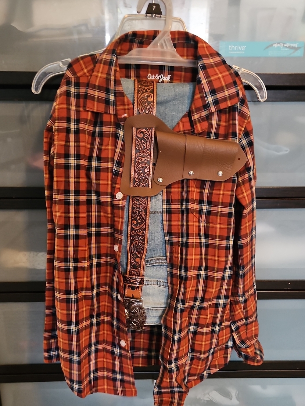 5 Piece Cowboy Outfit/costume Boys Size 10